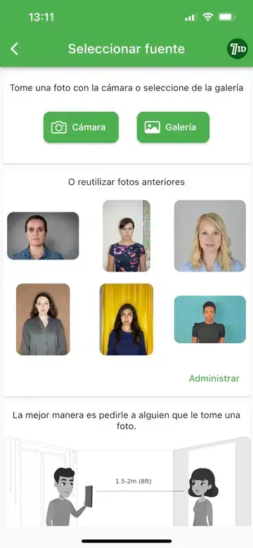 App 7ID: Hacer Foto DNI Español