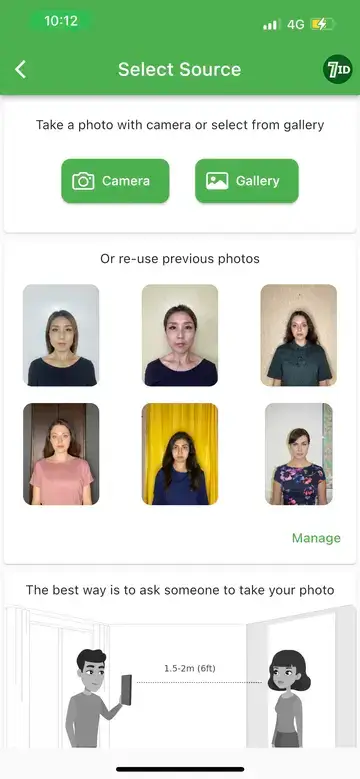 7ID-app: Japanse Visa Photo Maker