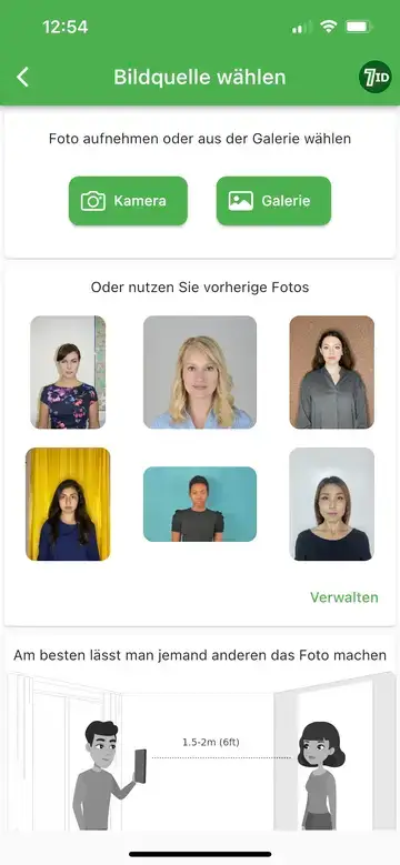 7ID-sovellus: German Passport Photo Maker