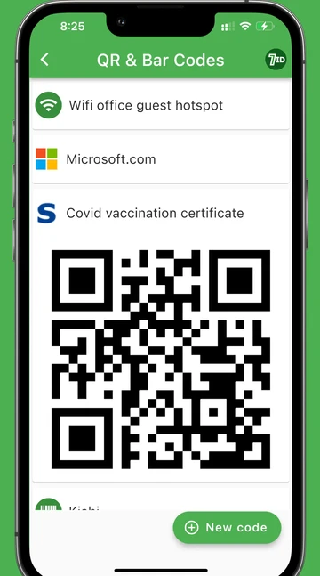 7ID: QR коды қолданбасы